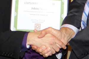 Employee of the Year Johnny Neves